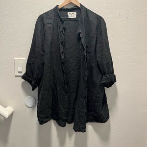FLAX Linen Button Up